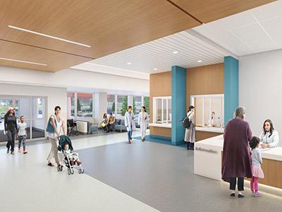 Mills Memorial Hospital capital project rendering